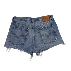 Levi's 501 Denim Shorts Womens 29 Blue Excellent White Oak Cone‎ Denim Cutoffs thumbnail 2