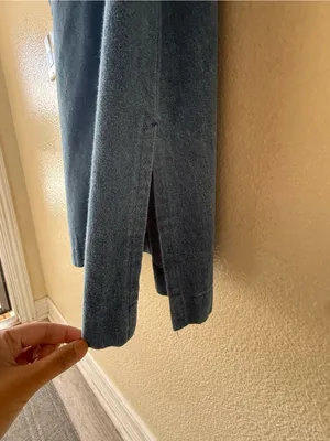 Vintage Blue J. Denim Pinafore Overall Junper Dress - Small thumbnail 10
