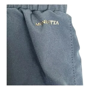 Mondetta‎ Paperbag Waist Shorts Womens Medium Blue Drawstring Pockets Stretch thumbnail 7