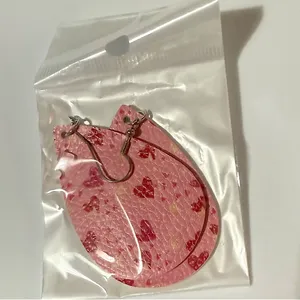 5 Pairs of Valentine’s Day Earrings- Hook- Clear Safety backs- All Sealed. NWOT thumbnail 7