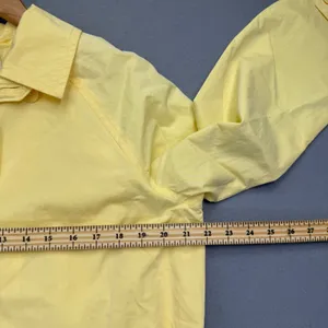 Madewell Yellow Cotton Blend Belted Trench Coat N0885 Womens‎ Size Small NWT thumbnail 2