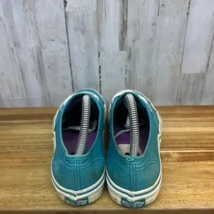 VANS Authentic Women's‎ Size 7 Light Blue/White Low Top Lace Up Skate Shoes thumbnail 5