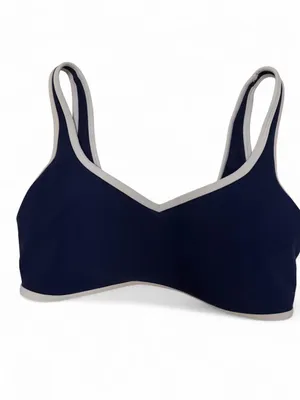 Abercrombie YPB studio flex navy contrast sports bra thumbnail 3