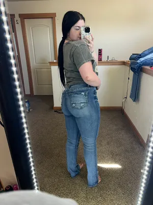 Payton Mid Rise Straight Jeans thumbnail 2