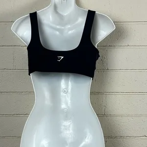 Gymshark Black Sports Bra size M thumbnail 2