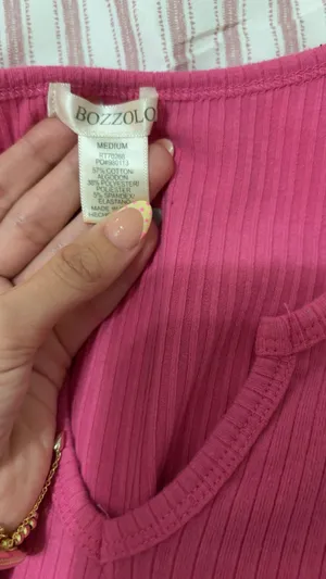 Bozzolo Pink crop top thumbnail 3