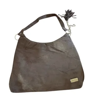 Bella Russo Brown Y2K Boho Slouchy Hobo Shoulder Bag Tassel thumbnail 1