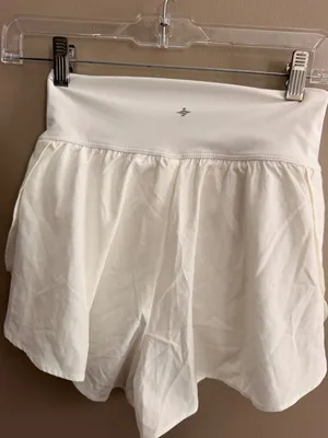 Halara XS Womens White Athletic Skort With Built-In Shorts XS thumbnail 3