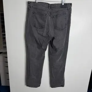 Abercrombie & Fitch The 90's Straight Ultra High Rise Washed Black Plus‎ 16/33 thumbnail 3