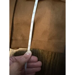 Windsor Faux Suede Brown Double Breasted Blazer XS NWT thumbnail 11