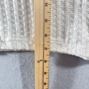 495 | Out From Under Urban Outfitters Cream Waffle Knit‎ Crop Sweater Top Large thumbnail 4