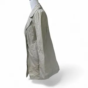 Forever 21 Classic Beige Double-Breasted Trench Coat thumbnail 2