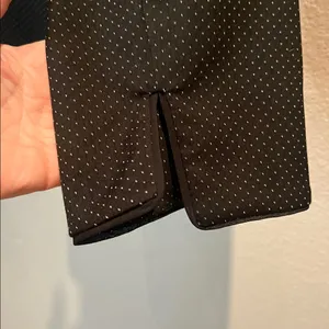 White House Black Market Women’s Dotted Blazer Ruffle collar 3/4 Sleeves Size 12 thumbnail 11