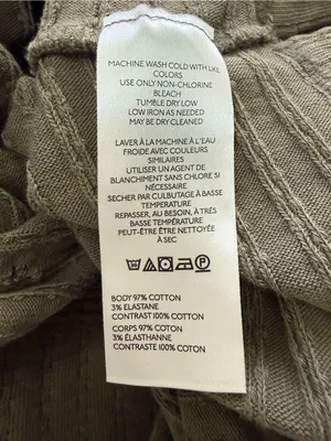 We The Free Camden Henley Sweatshirt Size XL in Laurel Oak Green thumbnail 7