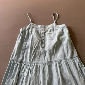 Bamboo DENIM BUTTON TIERED JUMPER Dress thumbnail 6