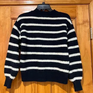 H&M Women's Striped Wool Blend Knit Sweater thumbnail 2