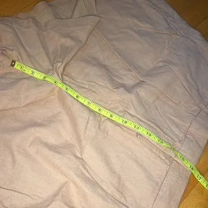 Abercrombie and Fitch Khaki Linen Tailored Trouser pleated Business Shorts thumbnail 8