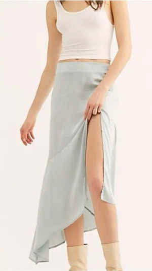 Free People blue Lola Skirt Midi thumbnail 1