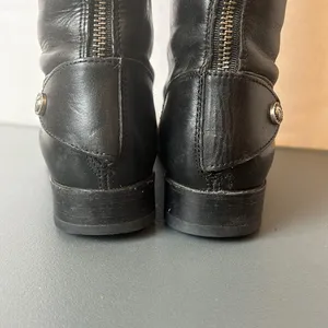 Frye Melissa Button Back Riding Boots Black Leather Knee High Equestrian Sz 7 thumbnail 8