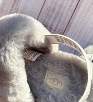 UGG oh yeah slides fuzzy wool Slippers 8 thumbnail 9