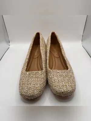 Donald Pliner Drew Pump heels with a tweed fabric upper and a low block size 9 thumbnail 4