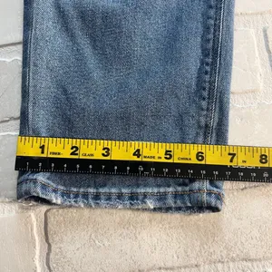 American Eagle Mom Jeans Womens 12 R Distressed‎ Light Blue Denim Casual thumbnail 5