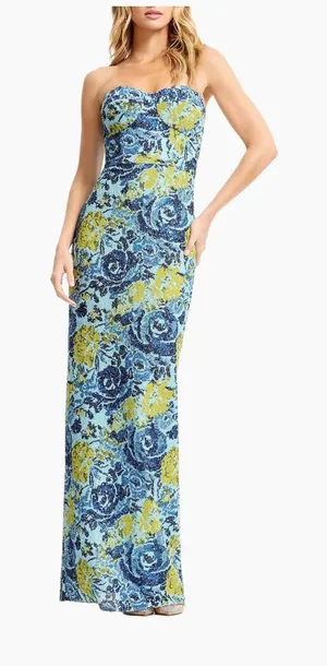 Dress The Population Vada Sequined Sheath Gown thumbnail 1