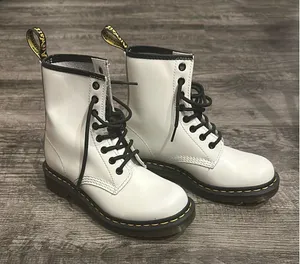 Dr. Martens White 1460 Ankle Boots thumbnail 4
