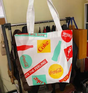 Vintage Retro Coca Cola Tote Bag thumbnail 3