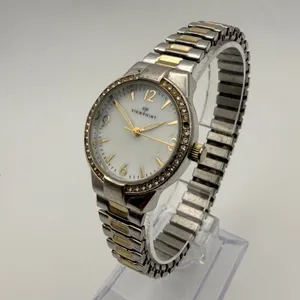 Elegant Viewpoint by Timex Two-Tone Crystal Women's Watch Working thumbnail 2
