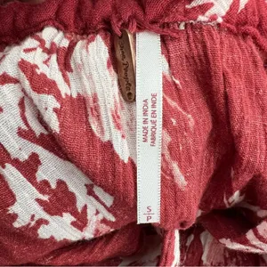 Free People Lille Maxi Dress Floral Tie Back Boho Sz‎ S thumbnail 5