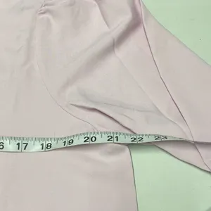 J Crew Shirt Womens Medium Tall Pink Puff Sleeve Satin Back Crepe Office BL712 thumbnail 8