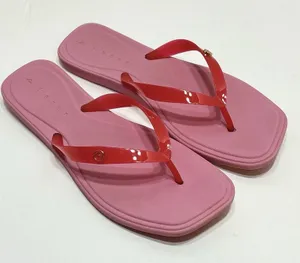 Reef Solaye Hibiscus Pink Red Flip Flop Sandals Womens 9 Beach Vacation thumbnail 1