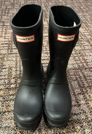 Hunter Classic Black Waterproof Boots thumbnail 1