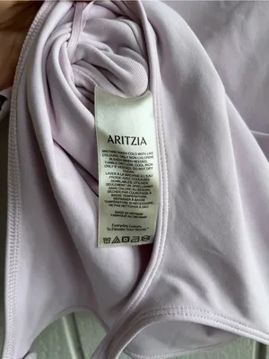 Aritzia Original Contour Manner Squareneck Bodysuit‎ Lilac Purple Size M thumbnail 8