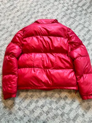 Women's Red Puffer Jacket thumbnail 2