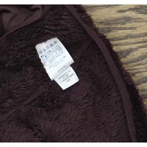 NEW Lands' End Womens Cozy Sherpa Fleece Vest 547681 Dark Plum Purple M thumbnail 7