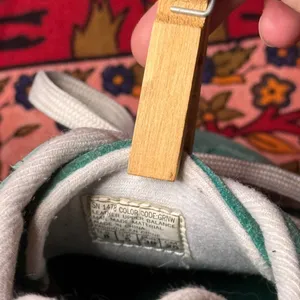 Vintage Y2k Green and White Platform Sketchers Active thumbnail 4