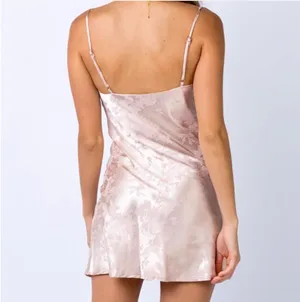 Princess Polly Pink Slip Silk Dress thumbnail 2