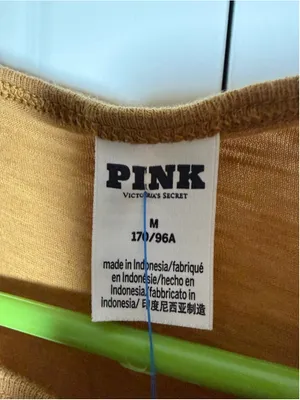 PINK Brown Tank Top M Size M thumbnail 3