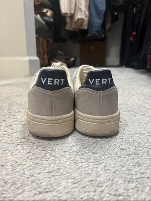 Veja Vert size 9 Low-Top Sneakers in Cream, Pastel Pink, Mint & Light Blue thumbnail 3