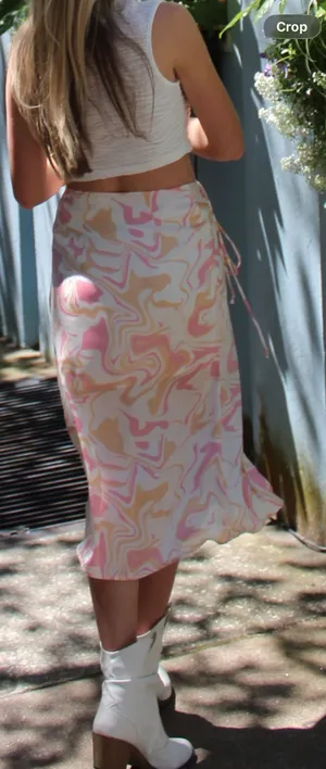 Boutique midi skirt Pink thumbnail 1