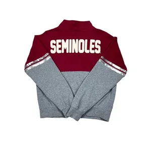 Colosseum Florida State FSU Cropped Spirit Jersey 1/2 Zip Sweatshirt Size‎ Small thumbnail 2