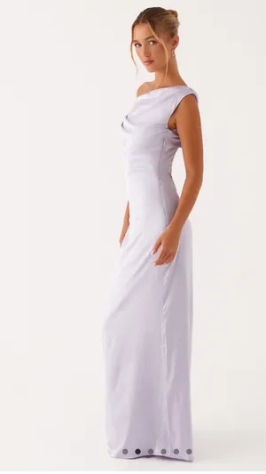 Peppermayo heart of glass lilac maxi dress thumbnail 3