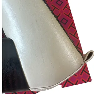 Tory Burch Perrine Heeled Loafers Cream Chain‎ Block Heel 7.5 thumbnail 11