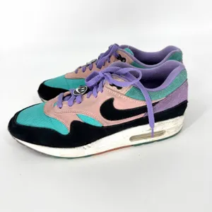Nike Air Max 1 Have a Nike Day Space Purple‎ Black Bleached Coral Size 9 thumbnail 4