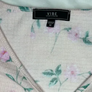 VIBE pink floral print short-sleeve top thumbnail 2