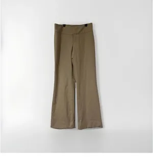 Banana Republic 2003 Y2K RN 54023 Beige Wool Blend Wide Leg Pants Women’s Size 4 thumbnail 3