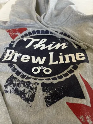Pabst Blue Ribbon Thin Brew Line Cross Weave Weatherproof Smal thumbnail 3