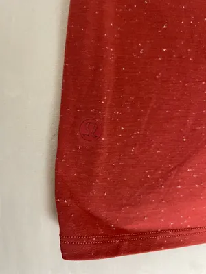 Lululemon Unwind Your Mind Dress Brick Rose White speckles Size 8? thumbnail 9